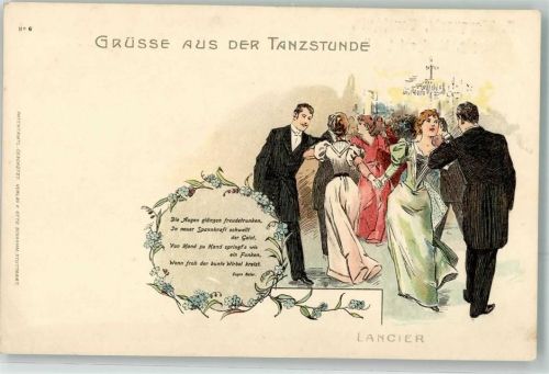 Leipzig Werbung A. Marquardt Serie Nr. 6 Lancier