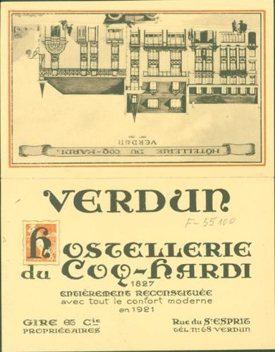 Verdun Hotellerie du Coq-Hardi