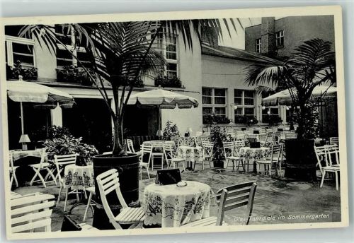 Brandenburg Konzert-Cafe Glas-Tanzdiele Sommergarten Palmen