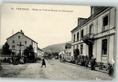 Ventron Hotel de Ville et Route de Cornimont Kreuz Kinder