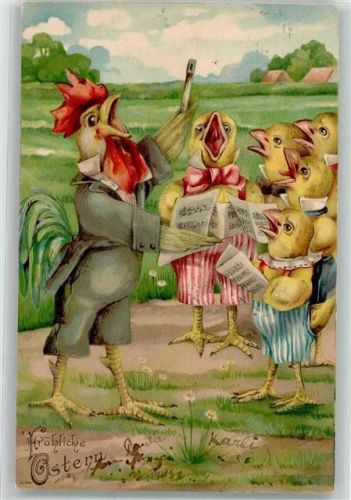 vermenschlicht Ostern singen