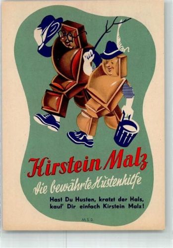 Kistein Malz Hustenhilfe Bonbon vermenschlicht AK