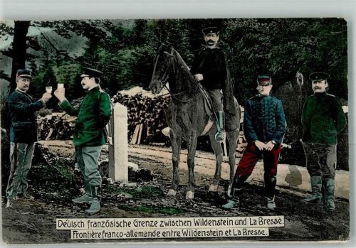 La Bresse 1912 DEutsch französische Grenze Wildenstein und La Bresse