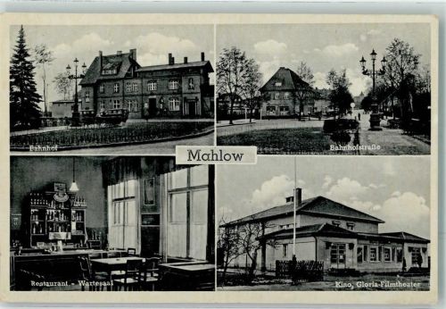 Mahlow Bahnhof Bahnhofstraße Gloria-Filmtheater