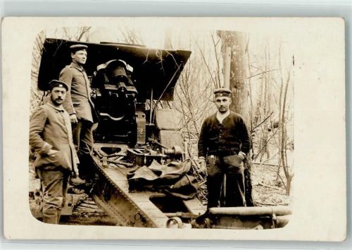 Verladen Geschütz Soldaten AK