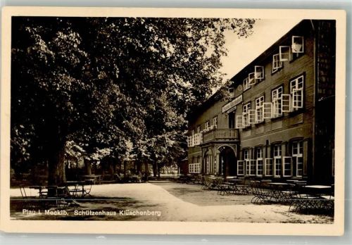 Plau 1931 Gasthaus Schützenhaus Klüschenberg