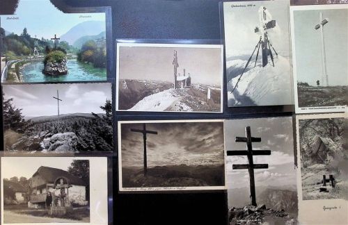 Lot mit 15 AK Wegkreuze