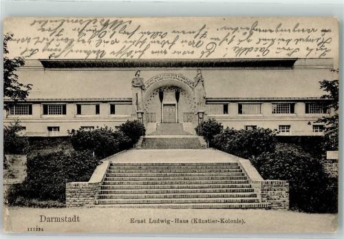 Darmstadt 1907 Jugendstil Künstlerkolonie Ernst Ludwig Haus