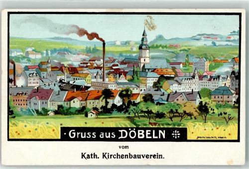 Döbeln sign. A. Thallwitz Spendenaufruf