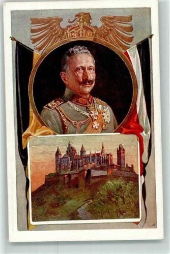 Hohenzollern Reichsadler Fahnen Deutscher Schulverein Nr.788 Verlag Eberle