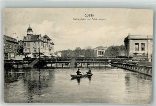 Guben 1914 Schützenhaus Neißebrücke
