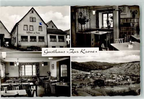 Waldhausen Gasthaus Zur Krone Gaststube