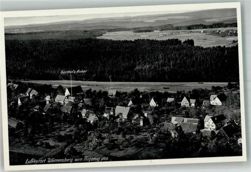 Wörnersberg Fliegeraufnahme Gasthaus zum Anker