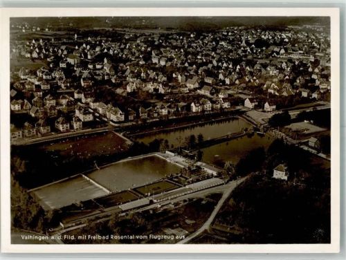 Vaihingen Fliegeraufnahme Mit Freibad Rosental Freigeg. d. R.L.M.