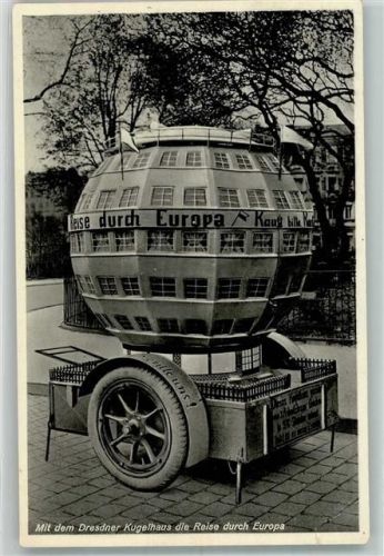 Dresden Dresdner Kugelhaus Reise durch Europa von Gebr. Mitschke Verlag Karl Weber