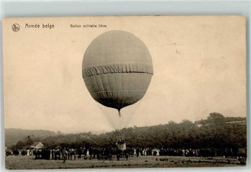 Armee belge Ballon militaire libre AK Militär Belgien
