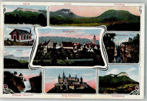Balingen Hörnle Lochen Schafberg Burg Hohenzollern Zillhauser Wasserfall