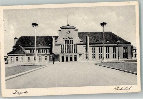 Liegnitz 1931 Bahnhof