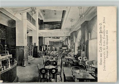 Friedrichshain Gasthaus Cafe Leitmeyer Petersburgerstraße