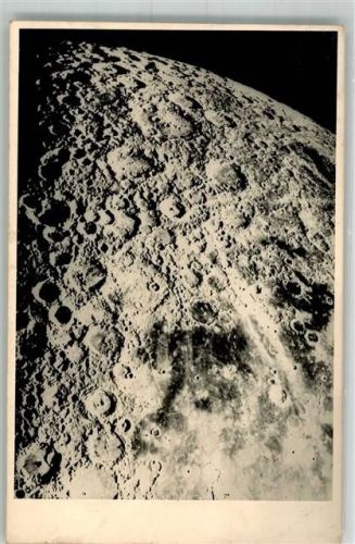 Bad Wildbad 1954 Keplerwarte Stempel Aufnahme von dem Mond?