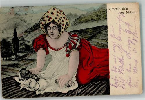 Oberhaslach 1914 Riesenfräulein von Nideck elsässische Sage
