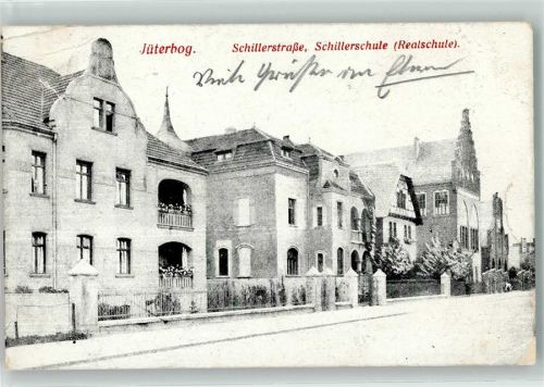 Jüterbog 1915 Schillerstraße Schillerschule-Realschule