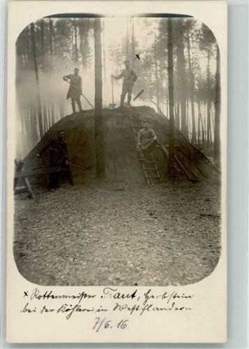 1916 Soldaten WK I Westflandern