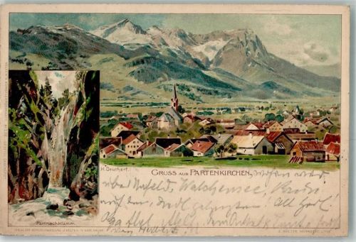 Partenkirchen 1899 Partnachklamm