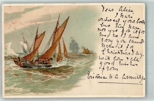 1902 Fischersegelboot