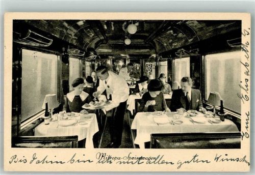1937 Mitropa Gäste beim Essen