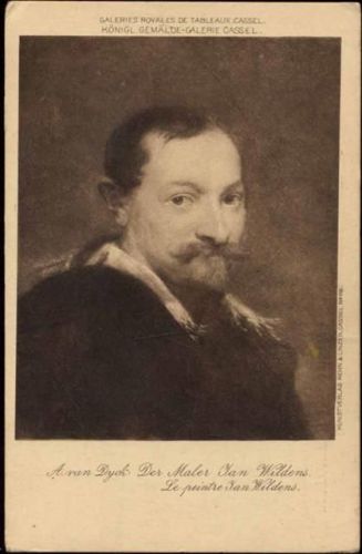um 1920/30 Maler Jan Wildens, Königl. Gemälde-Galerie, Kassel,Rehn & Linzen,sign. A. van Dyck AKU2