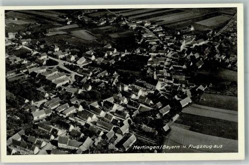 Mertingen Fliegeraufnahme Freigeg. R.L.M.