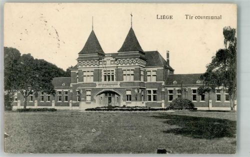 Liege 1915 Schützenhaus Feldpost WK I Armierungsbat. Lüttich