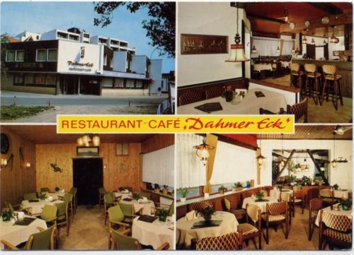 um 1960/70 Dahme, Ostseeheilbad, Restaurant Cafe Dahmer Eck,Schöning & Co AKU2