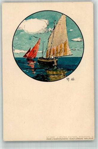 1900 Nr. XXIII Velten Segelschiff
