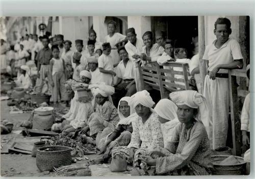 Kinshasa 1937 Tracht Marktszene Kabandjan Ort lt. Recherche