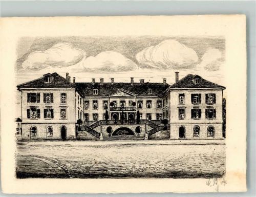 Aarau Originalunterschrift Regierungsgebäude