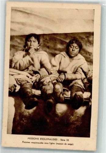 Missions Esquimaudes Femmes sous Iglu