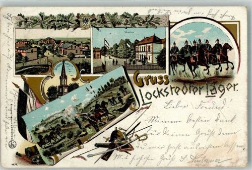 Lockstedt 1903 Lockstedter Lager Wache Denkmal 1870/71