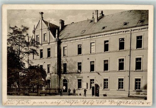 Weingarten 1914 Kaserne d. Inf. Regts 124 Altes Lazarett