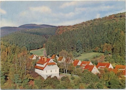 1963 Herzberg, Jugendherberge Schwarzfeld, Südharz,Deutsches Jugendherbergswerk AKU2