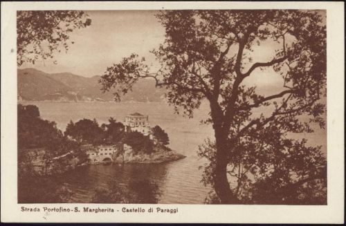um 1920-30 Portofino, Schloß -Paraggi-,G. Olivari