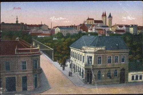 1916 Kolin, Ansicht,Nakl.J. Sarfnberger