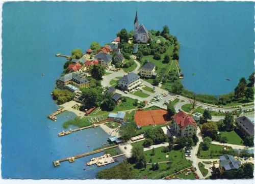 um 1970 Halbinsel Maria-Wörth am Wörthersee,Franz Schilcher AKU1