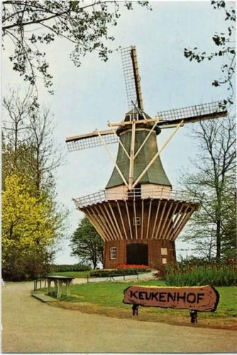 1982 Windmühle -Keukenhof-, Lisse/Holland, wind mill