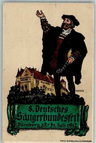 Nürnberg 1912 sign. Adolf Hoffmann