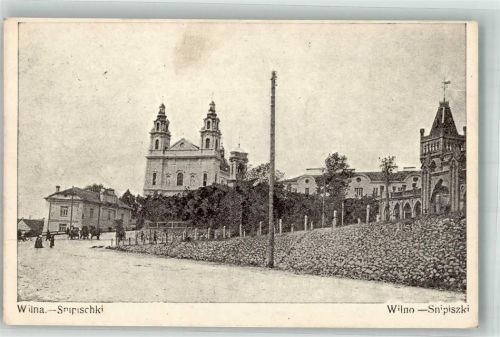 Wilna 1915 Feldpost WK I Württ.Pionier-Komp. 58. Inf. Div.