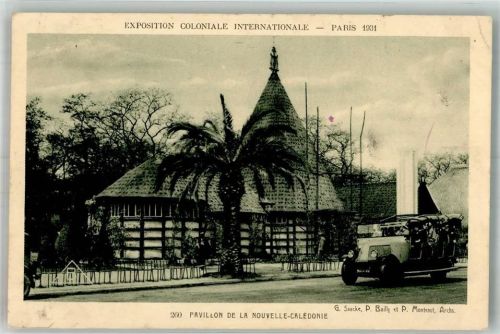 Noumea Omnibus Ausstellung Paris 1931 Pavillon de la Nouvelle-Caledonie