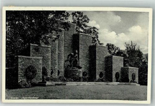 Goslar 1935 Jägerdenkmal Erinnerung an die beiden Kriege