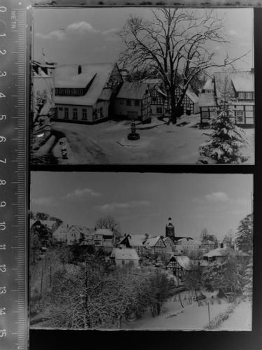 Tecklenburg 2 Stück: Winter-AK